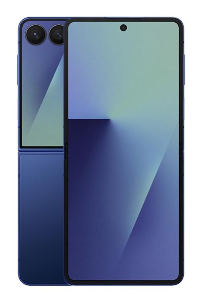 Samsung-Galaxy-Z-Flip7-mieten-Blue-Shadow-1